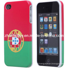 Portugal Flag Pattern Back Protector Hard Protective Cover Case Shell for iPhone